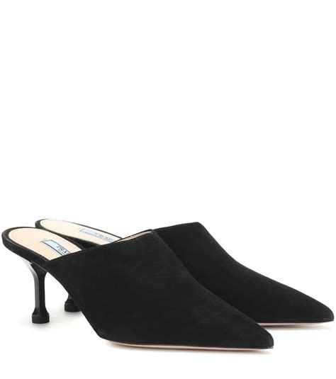 prada mules aus veloursleder|prada mules sale.